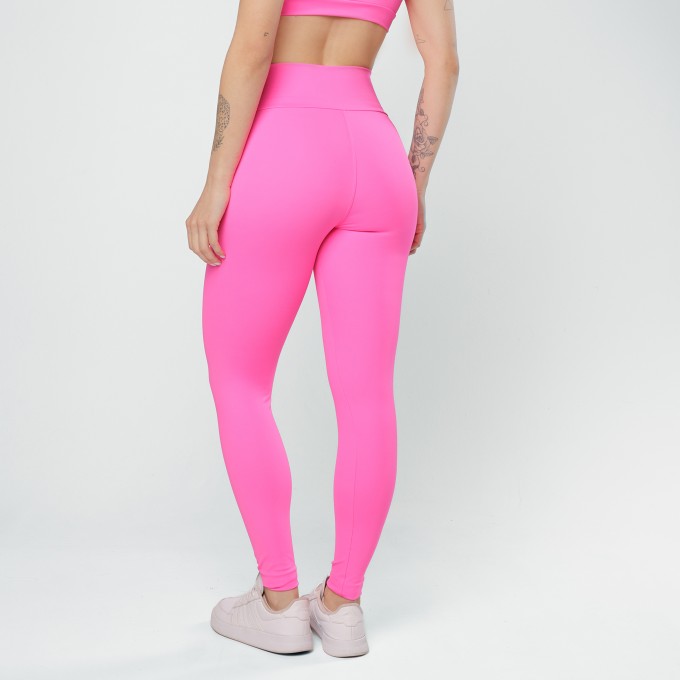 Calça Legging Poliamida Prime Rosa