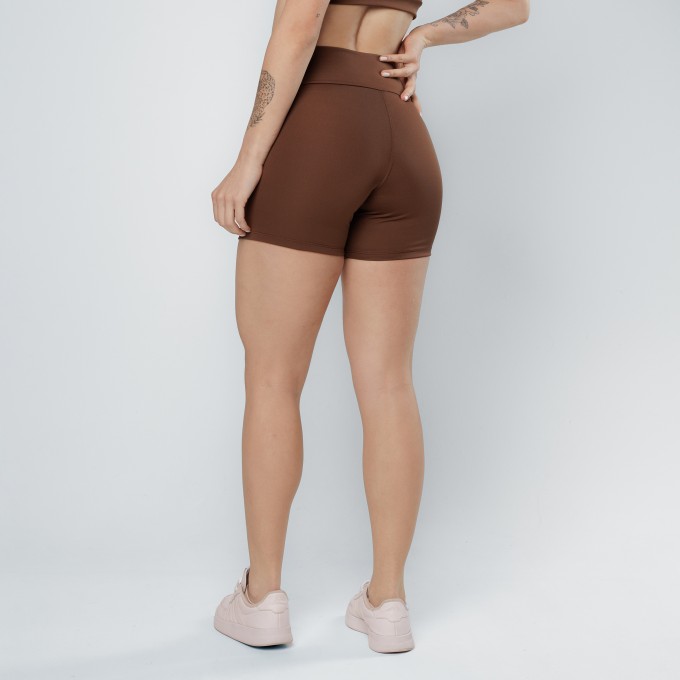 Short Cós Cruzado Café
