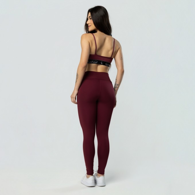Calça Legging Cintura Vinho
