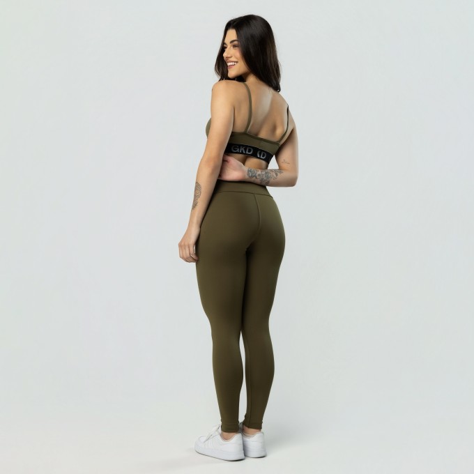 Calça Legging Cintura Verde Militar
