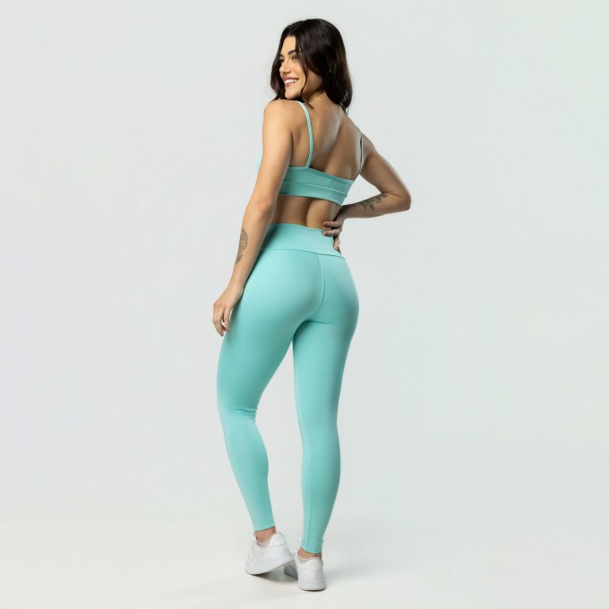Calça Legging Cintura Verde
