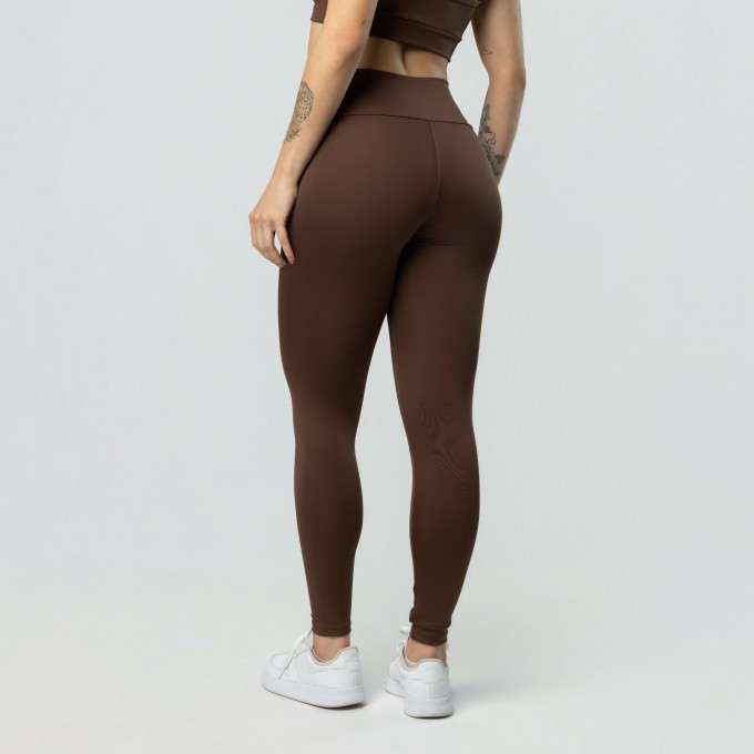 Calça Legging Cintura Café
