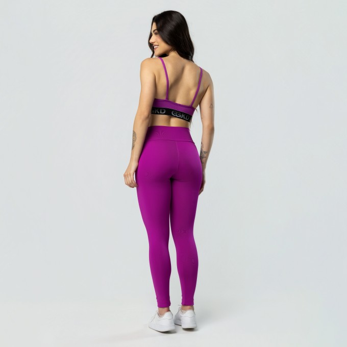 Calça Legging Cintura Alta Fúcsia