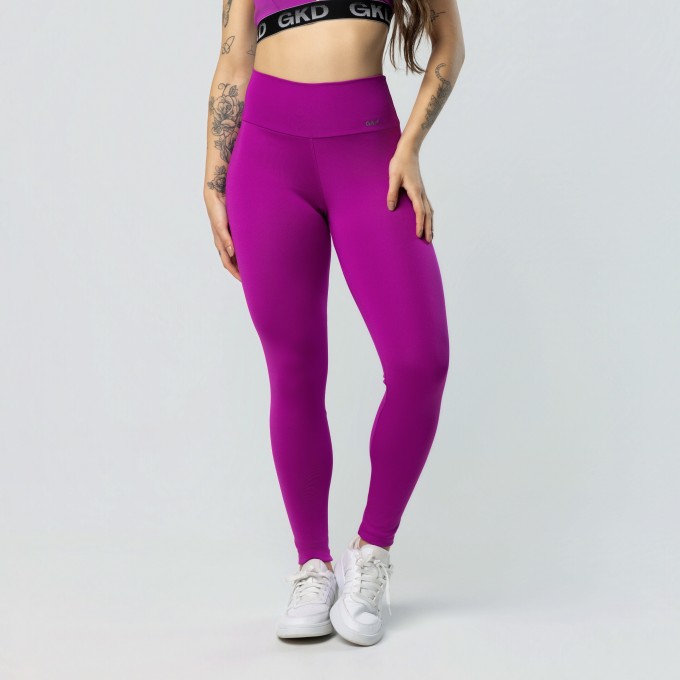 Calça Legging Cintura Alta Fúcsia